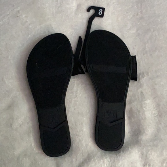 Cute Slides w/ Sueded Bow - Picture 3 of 3